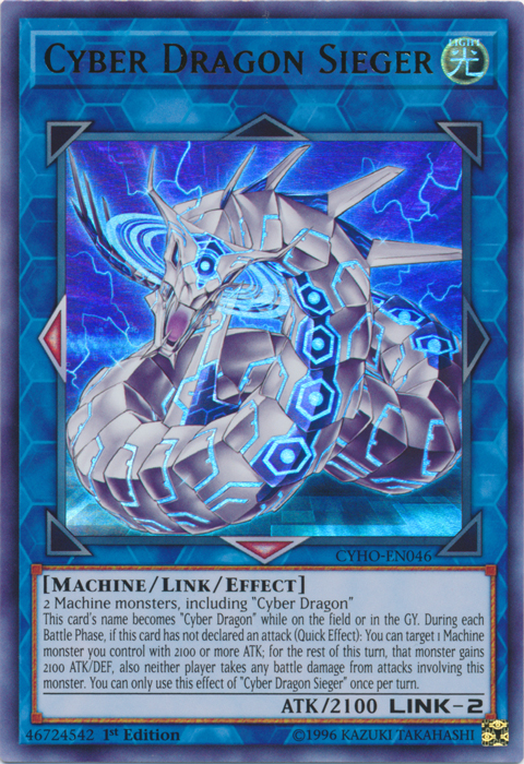 Cyber Dragon Sieger [CYHO-EN046] Ultra Rare | Gam3 Escape