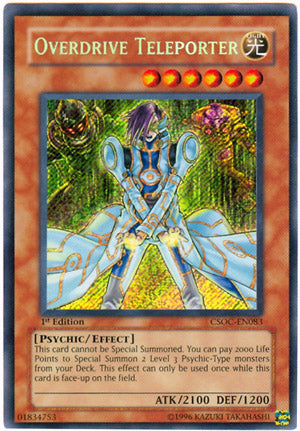 Overdrive Teleporter [CSOC-EN083] Secret Rare | Gam3 Escape