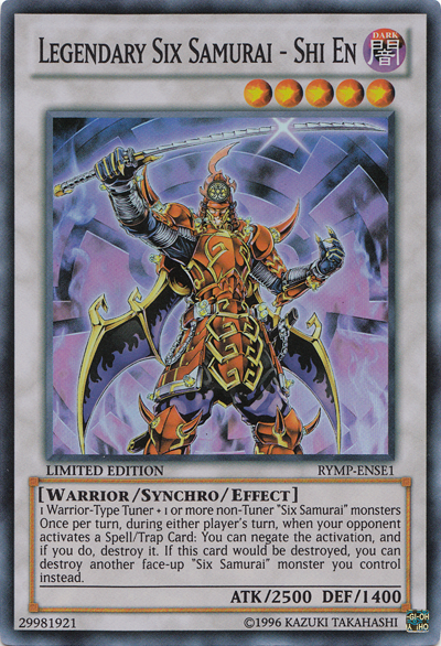 Legendary Six Samurai - Shi En [RYMP-ENSE1] Super Rare | Gam3 Escape