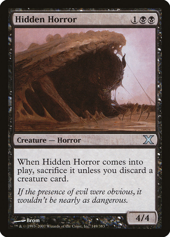 Hidden Horror [Tenth Edition] | Gam3 Escape