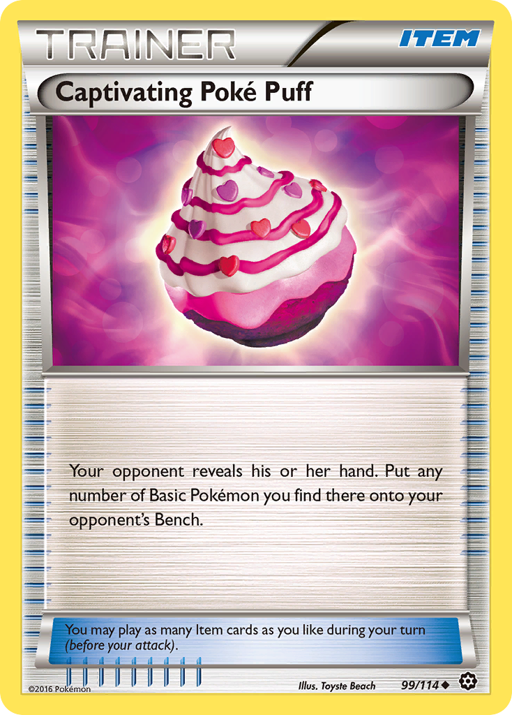 Captivating Poke Puff (99/114) [XY: Steam Siege] | Gam3 Escape