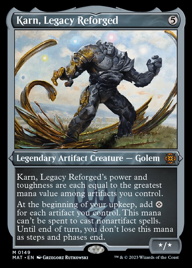 Karn, Legacy Reforged (Foil Etched) [March of the Machine: The Aftermath] | Gam3 Escape