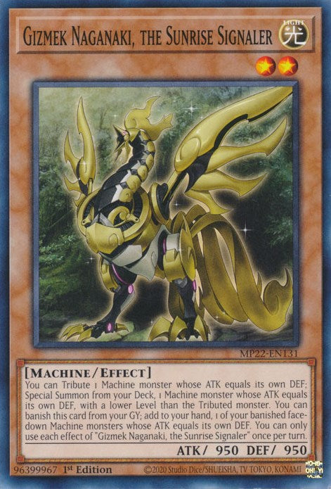 Gizmek Naganaki, the Sunrise Signaler [MP22-EN131] Common | Gam3 Escape