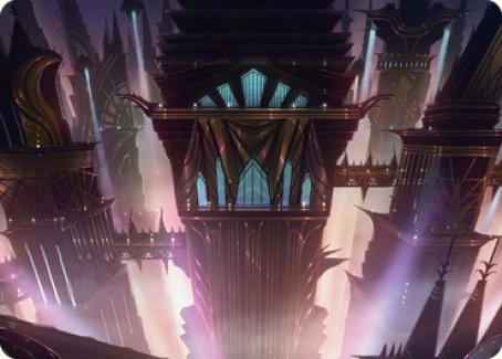 Skybridge Towers Art Card [Streets of New Capenna Art Series] | Gam3 Escape