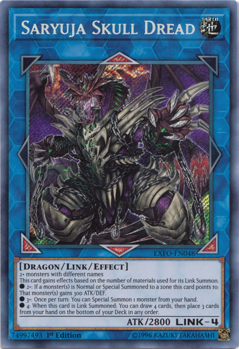 Saryuja Skull Dread [EXFO-EN048] Secret Rare | Gam3 Escape