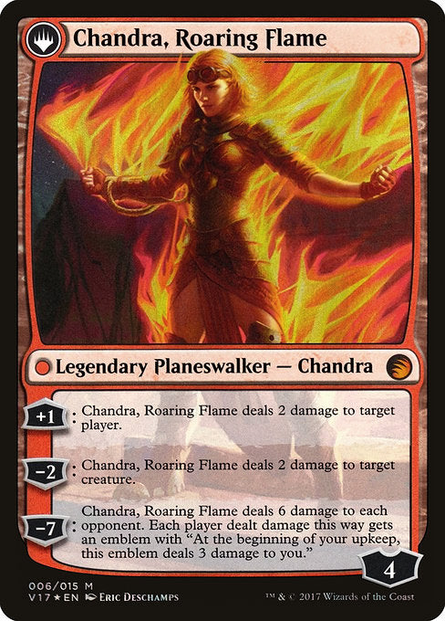 Chandra, Fire of Kaladesh // Chandra, Roaring Flame [From the Vault: Transform] | Gam3 Escape