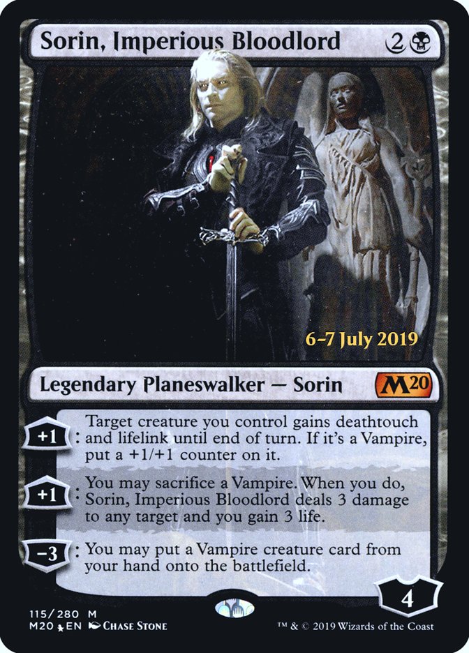 Sorin, Imperious Bloodlord  [Core Set 2020 Prerelease Promos] | Gam3 Escape