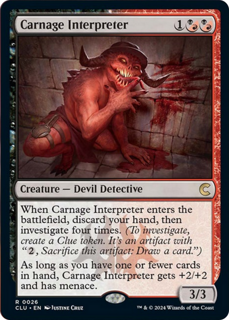 Carnage Interpreter [Ravnica: Clue Edition] | Gam3 Escape