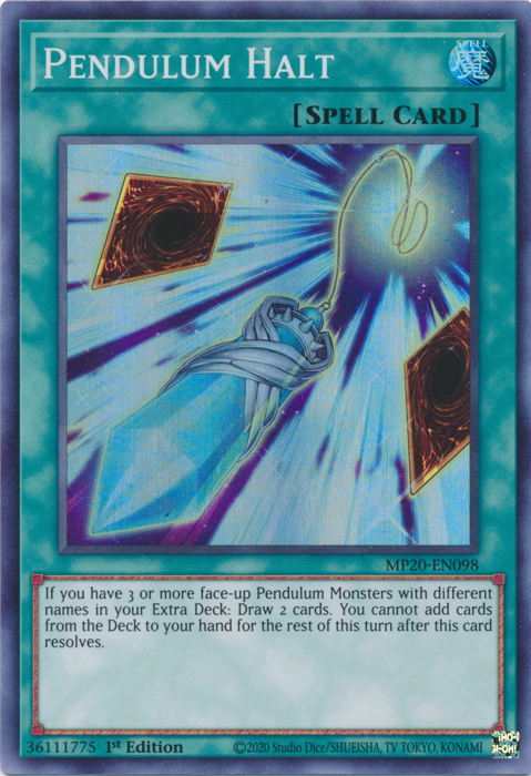 Pendulum Halt [MP20-EN098] Super Rare | Gam3 Escape