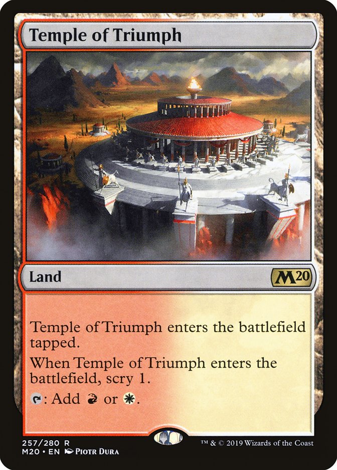 Temple of Triumph [Core Set 2020] | Gam3 Escape