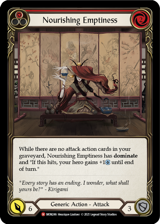 Nourishing Emptiness [MON246] 1st Edition Normal | Gam3 Escape