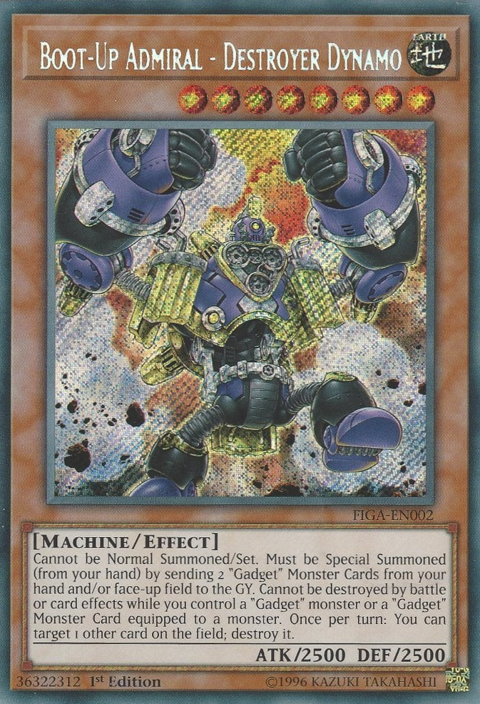 Boot-Up Admiral - Destroyer Dynamo [FIGA-EN002] Secret Rare | Gam3 Escape