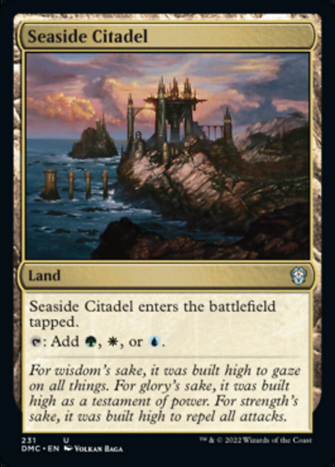 Seaside Citadel [Dominaria United Commander] | Gam3 Escape