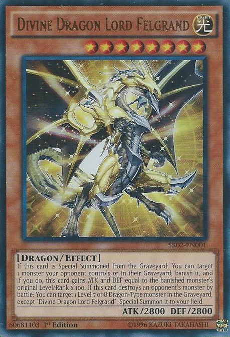 Divine Dragon Lord Felgrand [SR02-EN001] Ultra Rare | Gam3 Escape