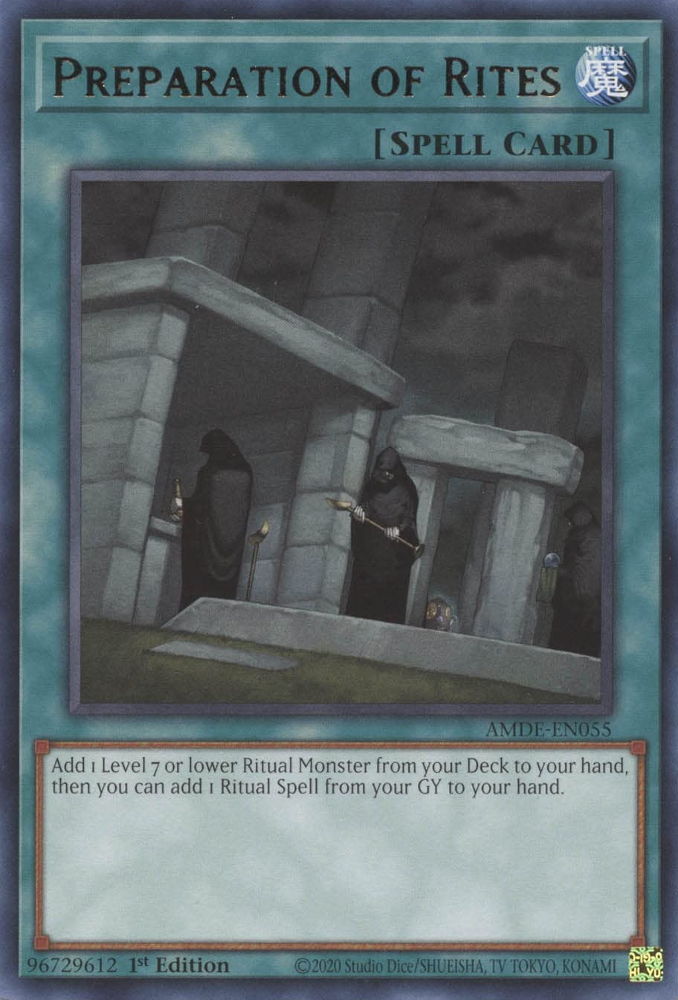 Preparation of Rites [AMDE-EN055] Rare | Gam3 Escape