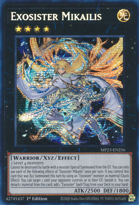 Exosister Mikailis [MP23-EN256] Prismatic Secret Rare | Gam3 Escape