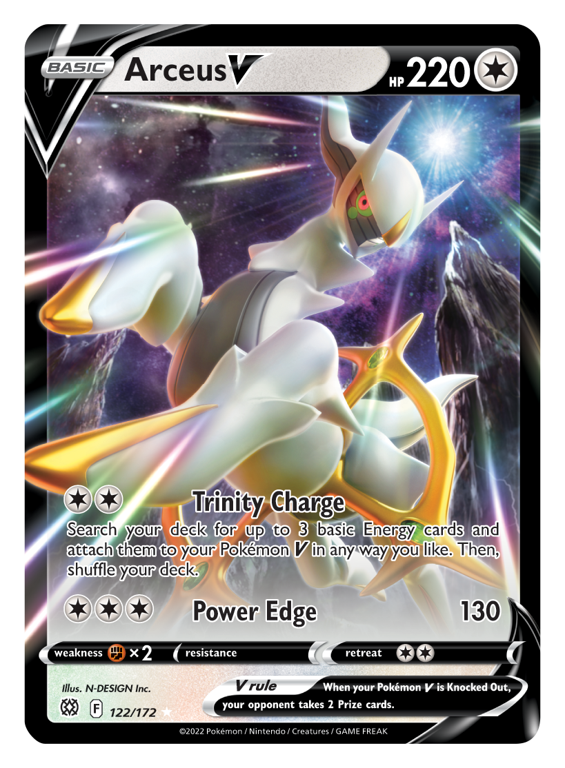 Arceus V (122/172) [Sword & Shield: Brilliant Stars] | Gam3 Escape