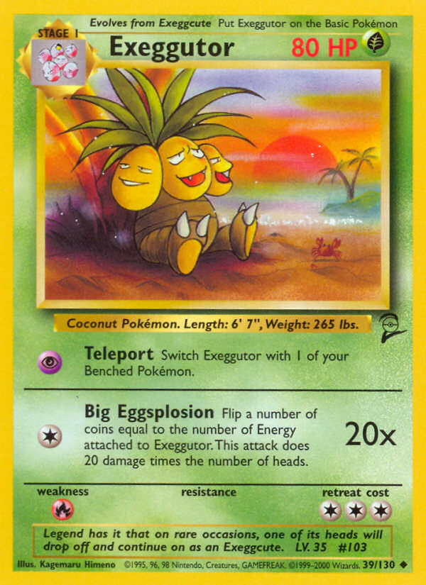 Exeggutor (39/130) [Base Set 2] | Gam3 Escape