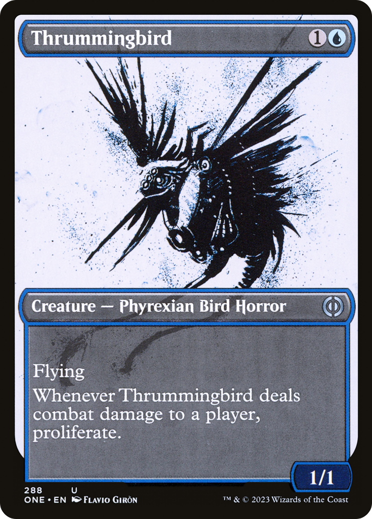 Thrummingbird (Showcase Ichor) [Phyrexia: All Will Be One] | Gam3 Escape