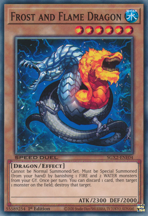 Frost and Flame Dragon [SGX2-ENE04] Common | Gam3 Escape