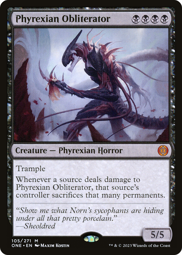 Phyrexian Obliterator [Phyrexia: All Will Be One] | Gam3 Escape