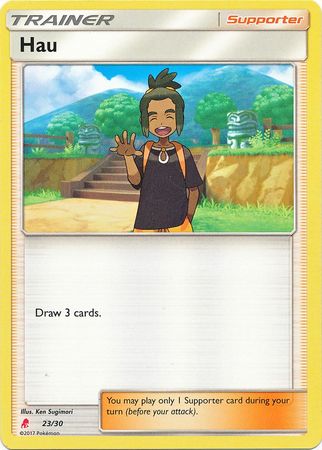 Hau (23/30) [Sun & Moon: Trainer Kit - Lycanroc] | Gam3 Escape