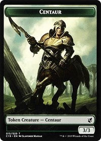 Centaur // Egg Double-sided Token [Commander 2019 Tokens] | Gam3 Escape