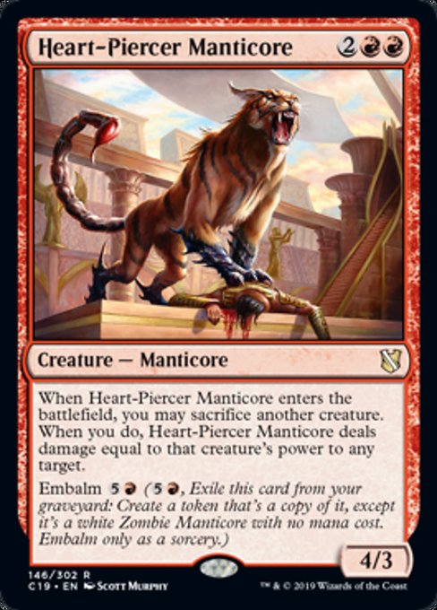 Heart-Piercer Manticore [Commander 2019] | Gam3 Escape