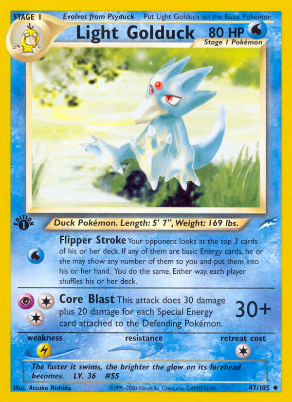 Light Golduck (47/105) [Neo Destiny 1st Edition] | Gam3 Escape