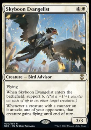 Skyboon Evangelist (Promo Pack) [Streets of New Capenna Commander Promos] | Gam3 Escape