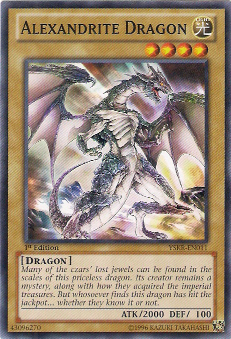 Alexandrite Dragon [YSKR-EN011] Common | Gam3 Escape