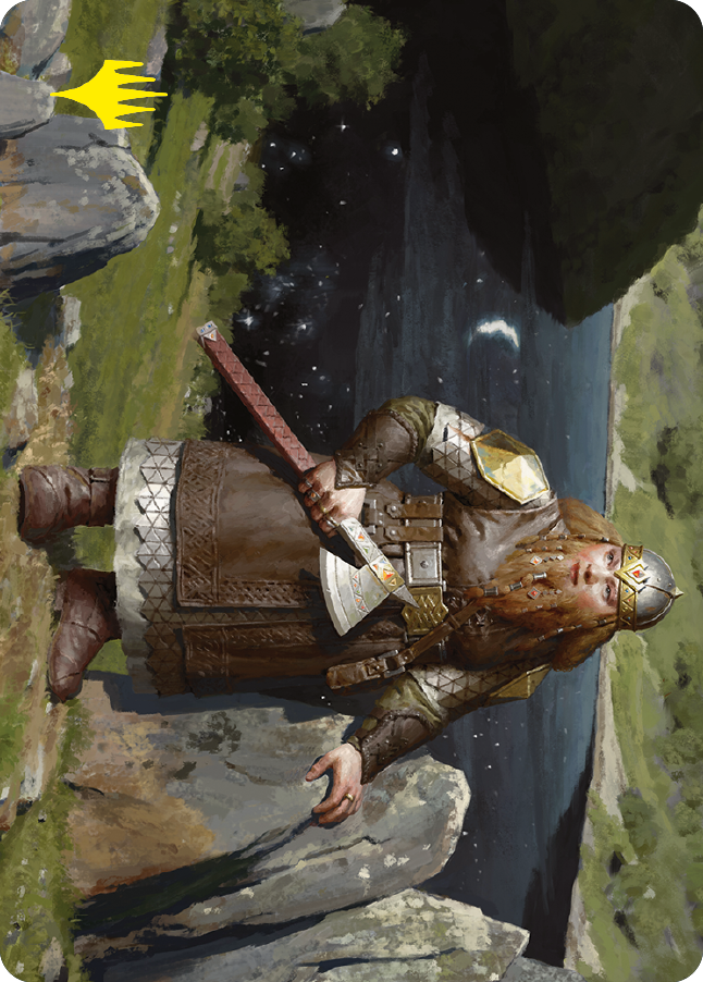 Mirrormere Guardian Art Card (Gold-Stamped Signature) [The Lord of the Rings: Tales of Middle-earth Art Series] | Gam3 Escape