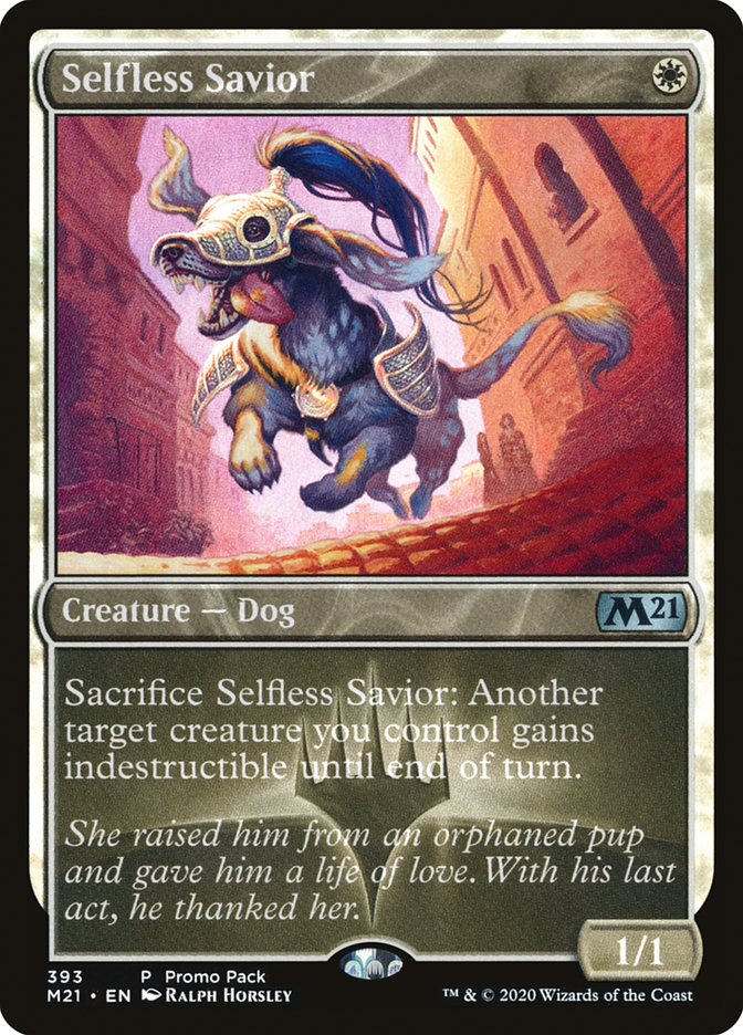 Selfless Savior (Promo Pack) [Core Set 2021 Promos] | Gam3 Escape