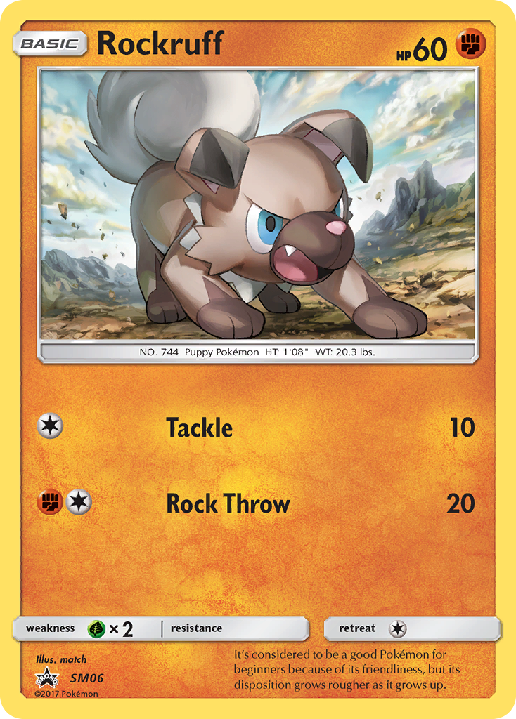 Rockruff (SM06) [Sun & Moon: Black Star Promos] | Gam3 Escape