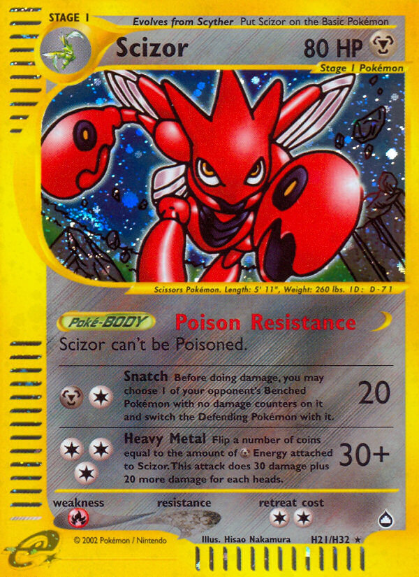 Scizor (H21/H32) [Aquapolis] | Gam3 Escape