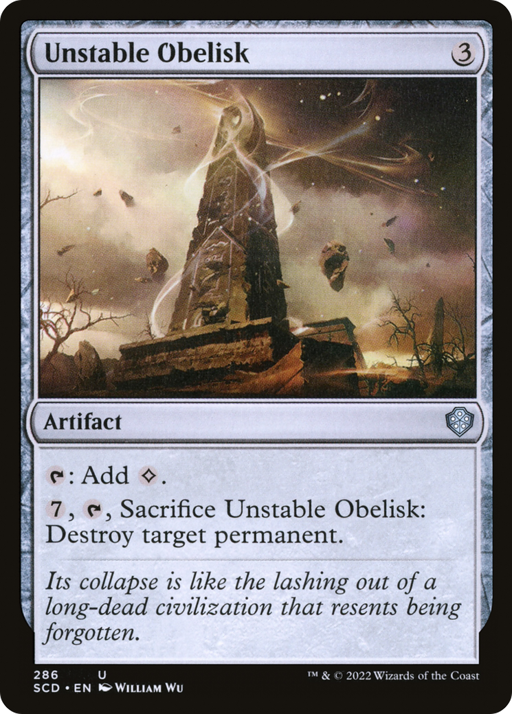 Unstable Obelisk [Starter Commander Decks] | Gam3 Escape