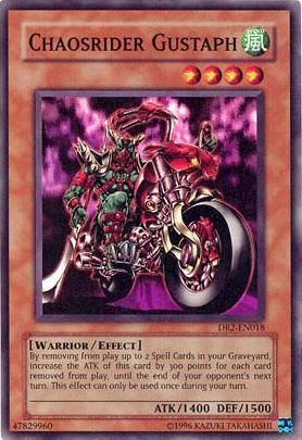 Chaosrider Gustaph [DR2-EN018] Super Rare | Gam3 Escape