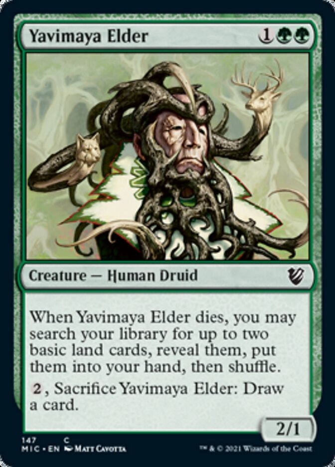 Yavimaya Elder [Innistrad: Midnight Hunt Commander] | Gam3 Escape