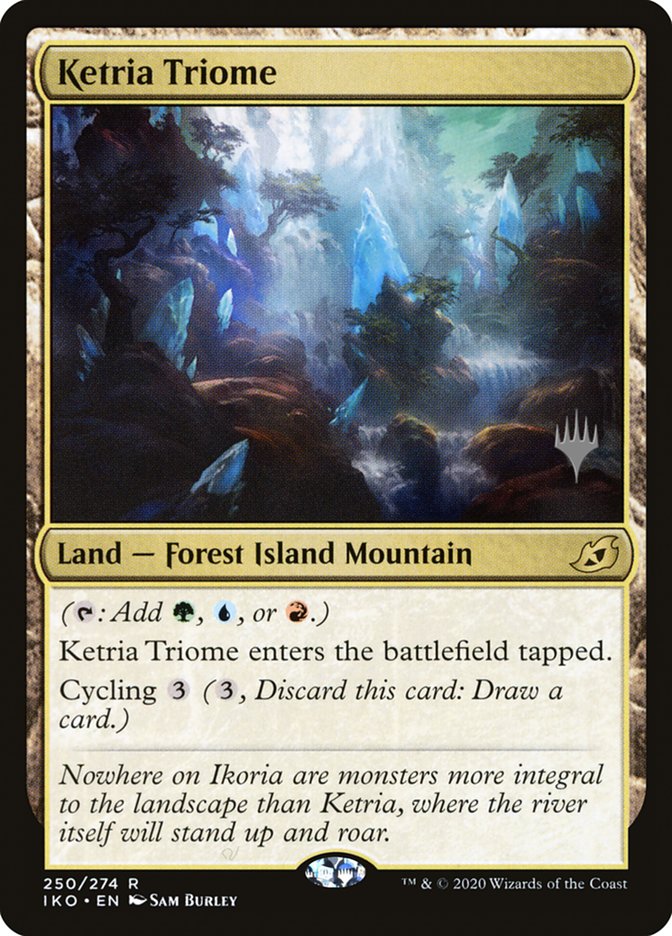 Ketria Triome (Promo Pack) [Ikoria: Lair of Behemoths Promos] | Gam3 Escape