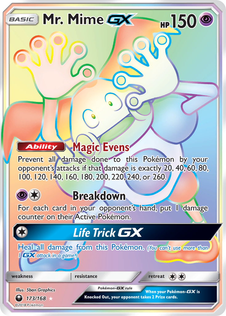 Mr. Mime GX (173/168) [Sun & Moon: Celestial Storm] | Gam3 Escape