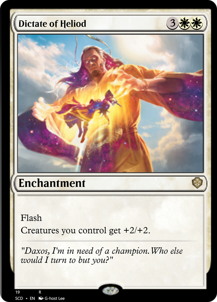 Dictate of Heliod [Starter Commander Decks] | Gam3 Escape