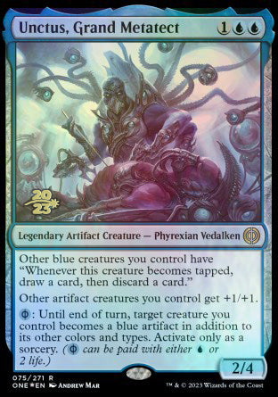 Unctus, Grand Metatect [Phyrexia: All Will Be One Prerelease Promos] | Gam3 Escape