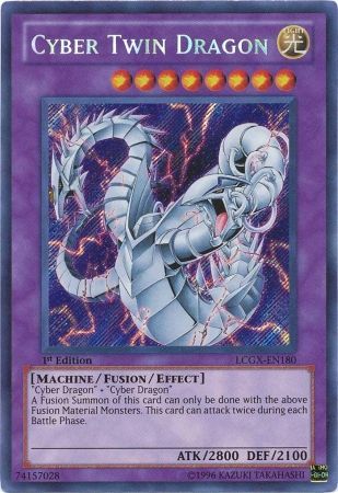 Cyber Twin Dragon [LCGX-EN180] Secret Rare | Gam3 Escape