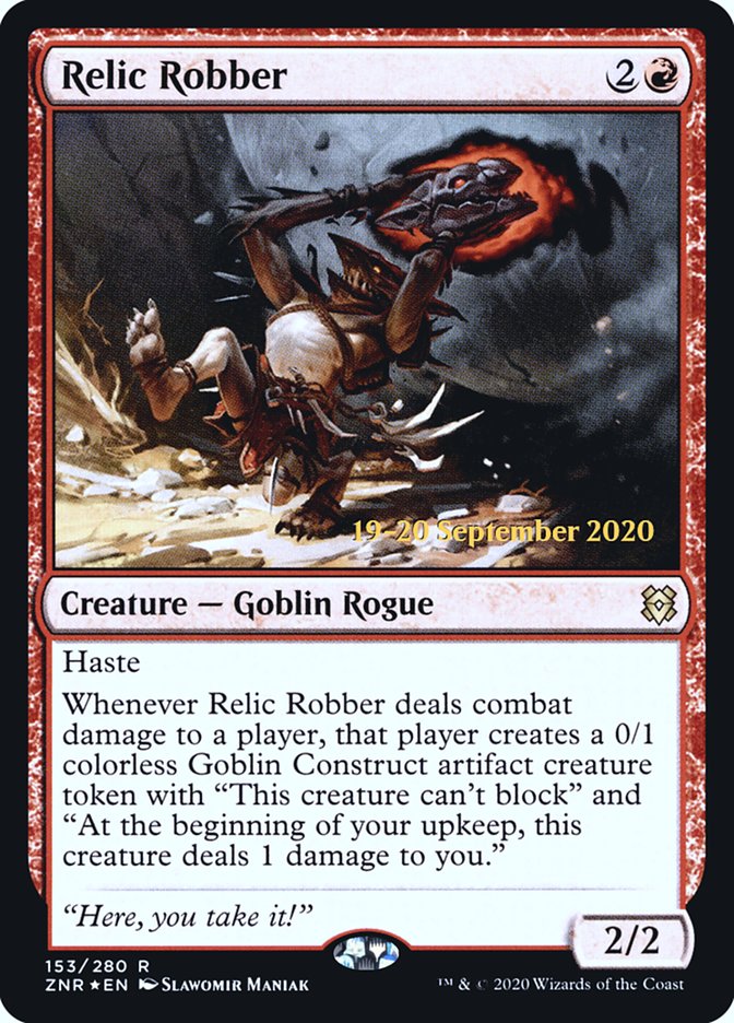 Relic Robber  [Zendikar Rising Prerelease Promos] | Gam3 Escape