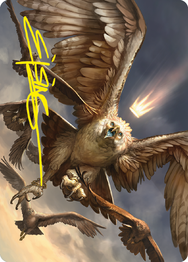 Gwaihir, Greatest of the Eagles Art Card (Gold-Stamped Signature) [The Lord of the Rings: Tales of Middle-earth Art Series] | Gam3 Escape