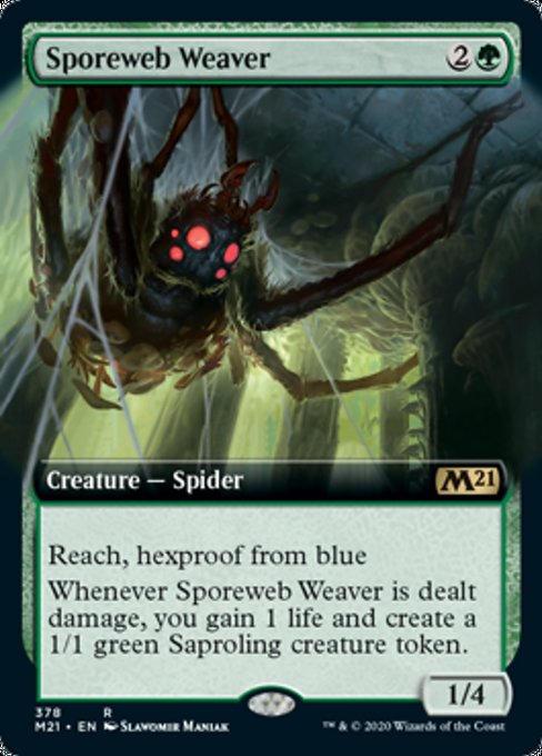 Sporeweb Weaver (Extended Art) [Core Set 2021] | Gam3 Escape