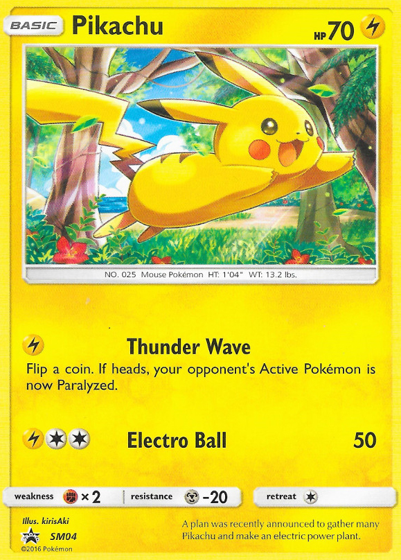 Pikachu (SM04) [Sun & Moon: Black Star Promos] | Gam3 Escape