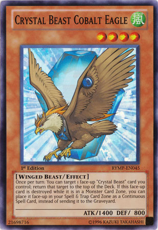 Crystal Beast Cobalt Eagle [RYMP-EN045] Super Rare | Gam3 Escape