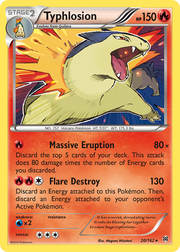 Typhlosion (20/162) [XY: BREAKthrough] | Gam3 Escape