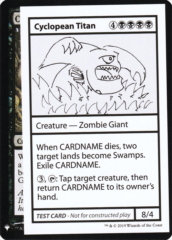 Cyclopean Titan [Mystery Booster Playtest Cards] | Gam3 Escape